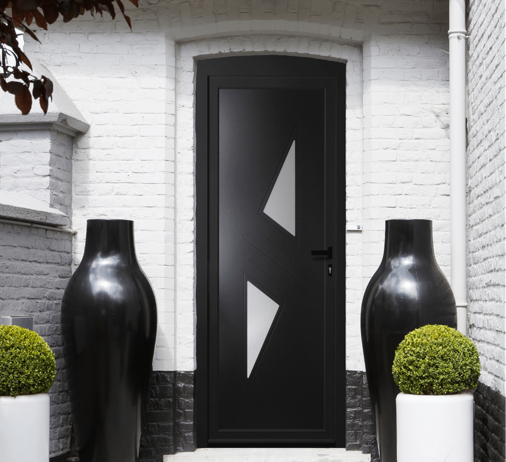 Design de portes d'entrée en PVC