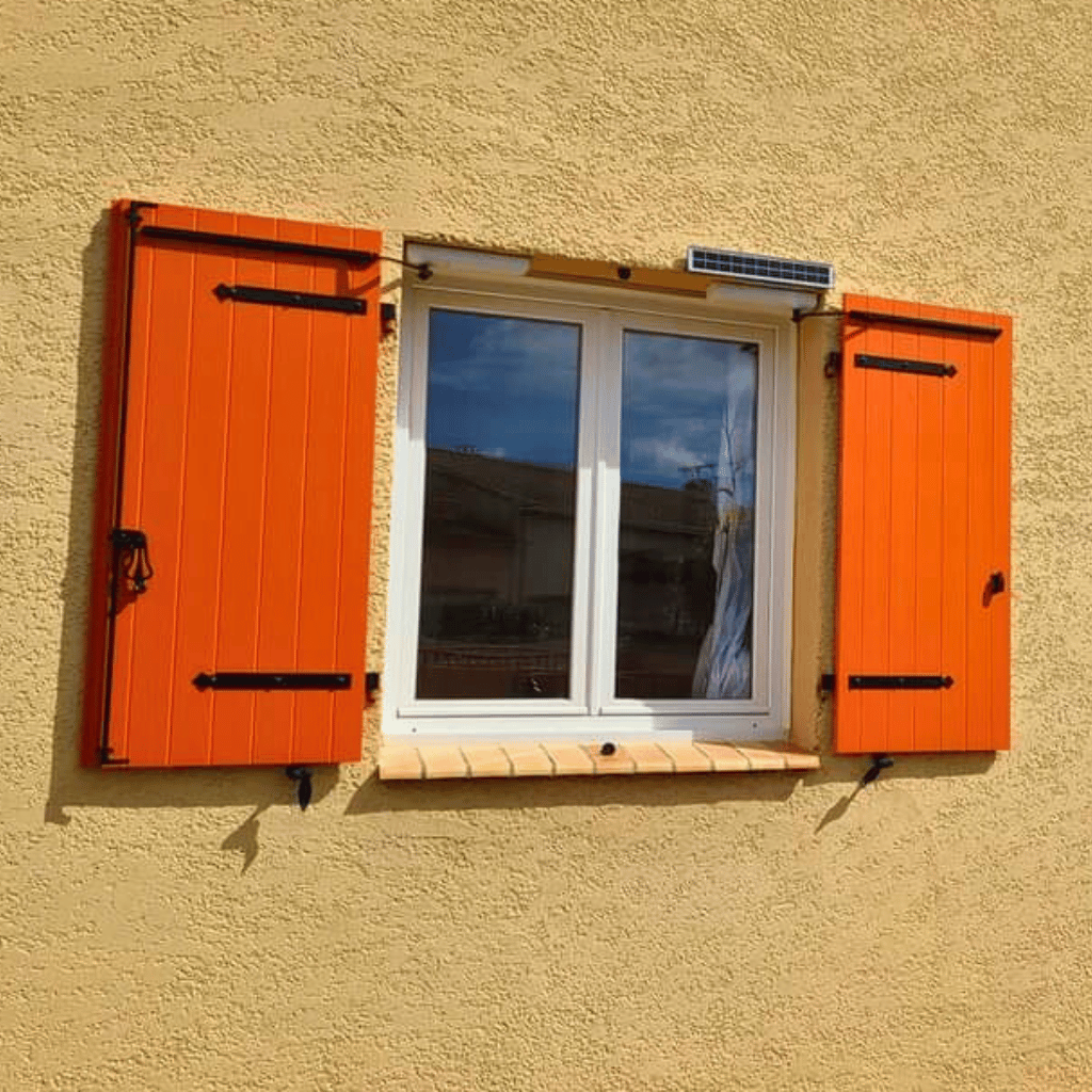 Volet motorisés orange